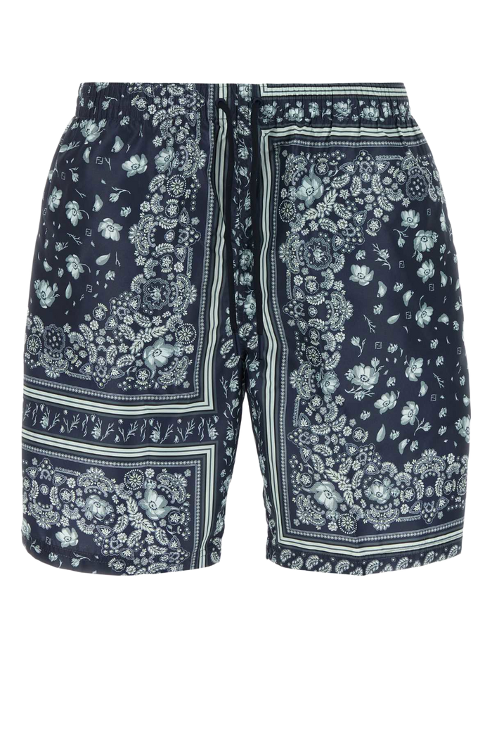 Printed Polyester Swimming Shorts Baia Intimo