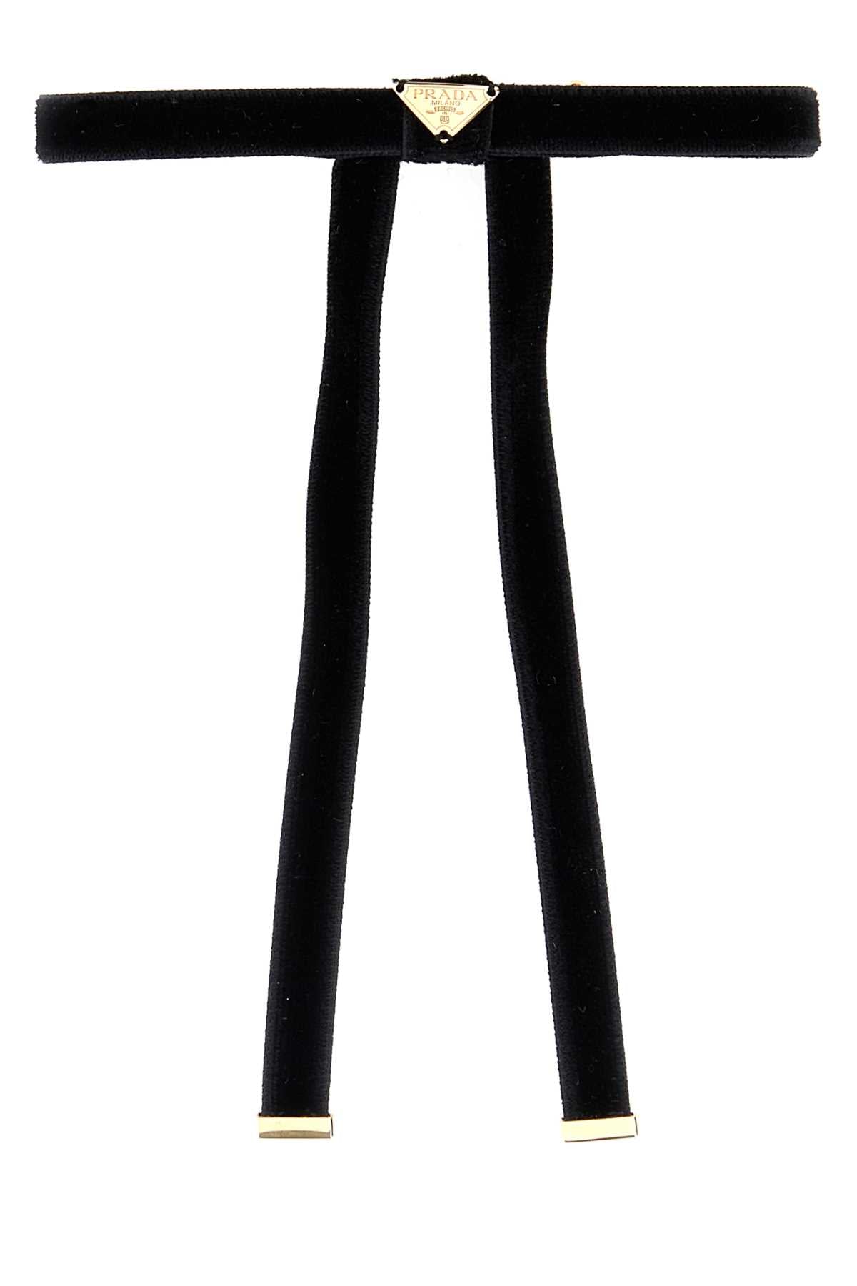 Black Velvet Hair Clip Nero Cappelli E Fasce Per Capelli