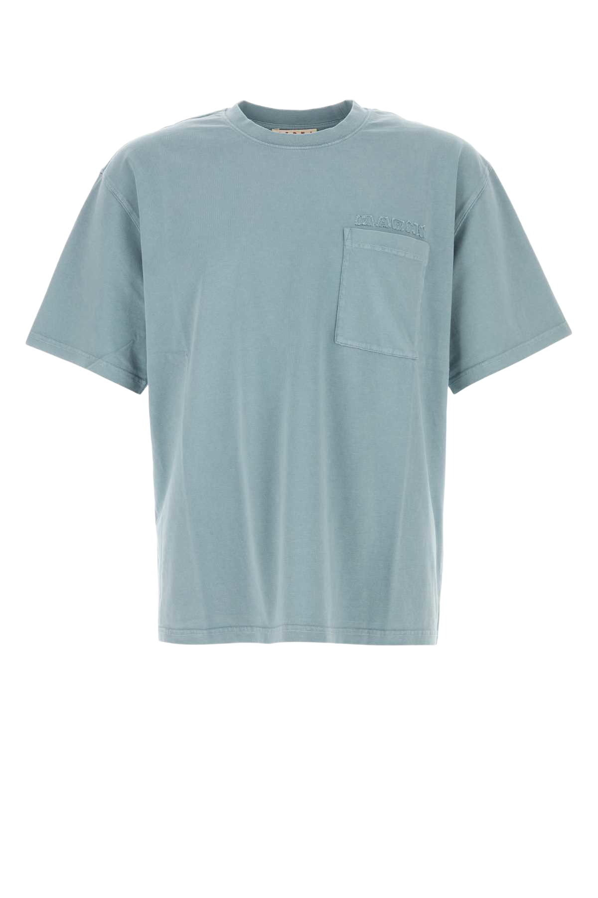 Powder Blue Cotton T-Shirt Sky Exterior