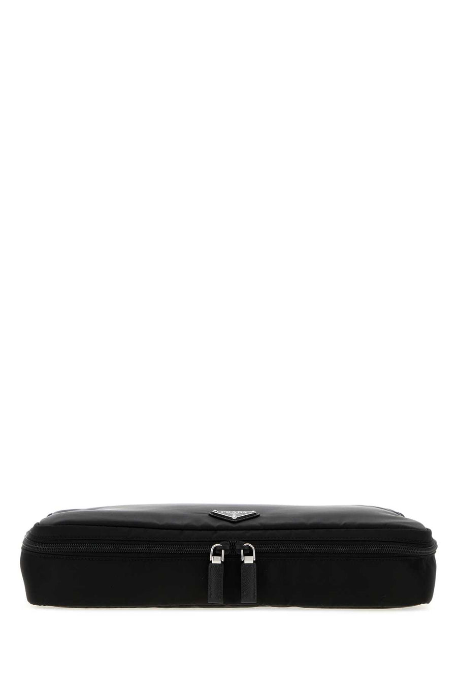 Prada Exterior: 100% Fabric travel wallet in black
