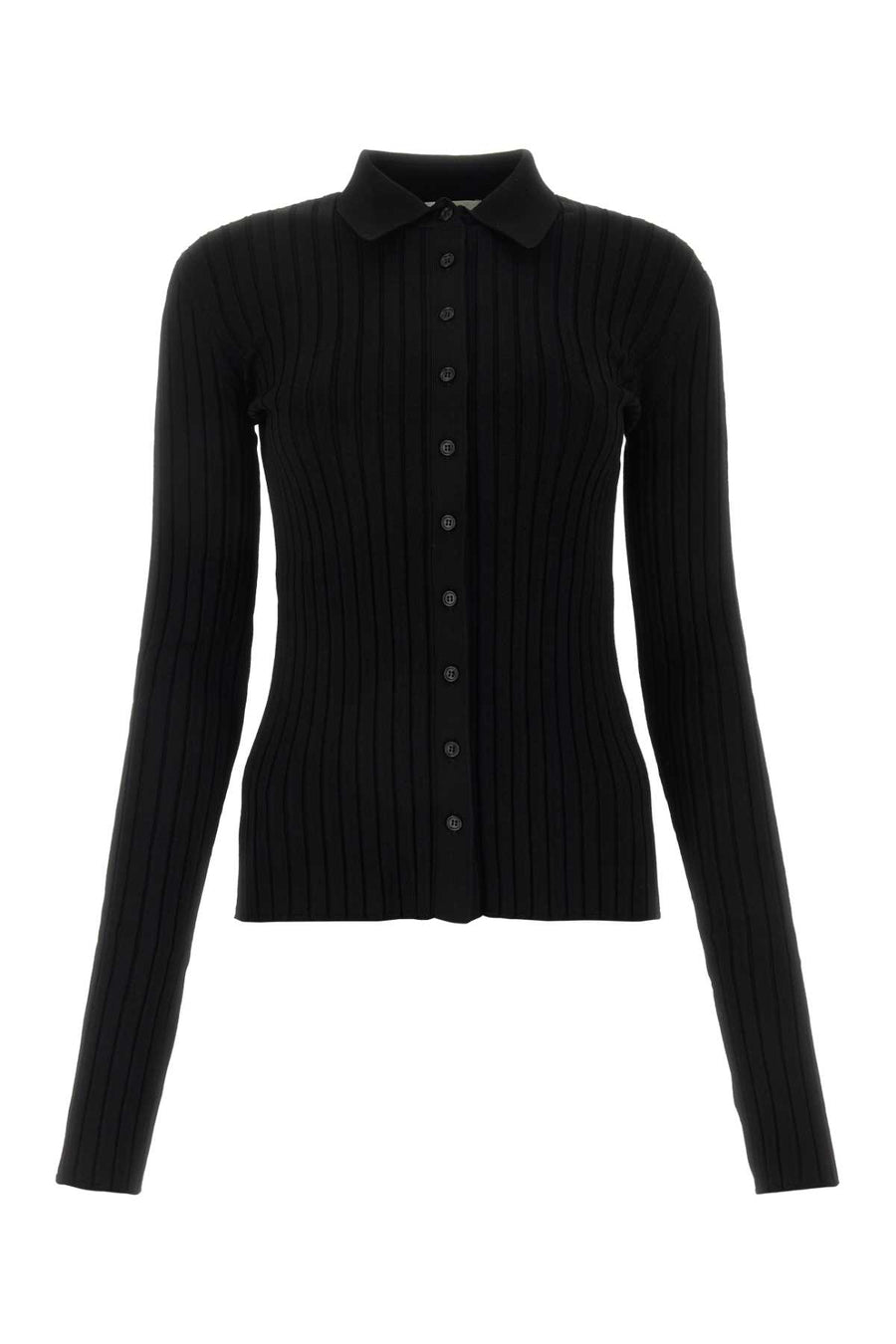 Nensi Dojaka 83% Viscose cardigan in black