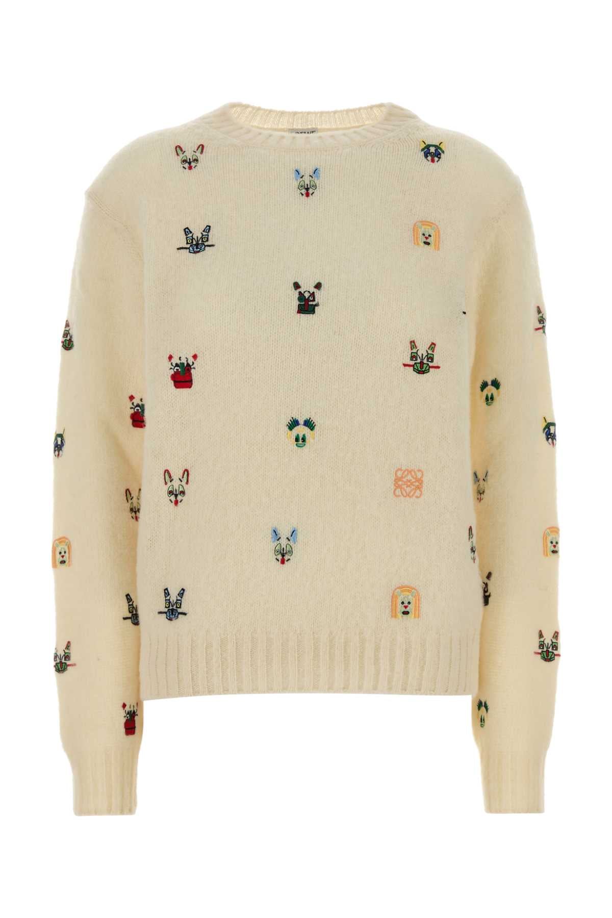 S359y14kih Whitemulticolor Exterior: Wool Nylon Maglieria