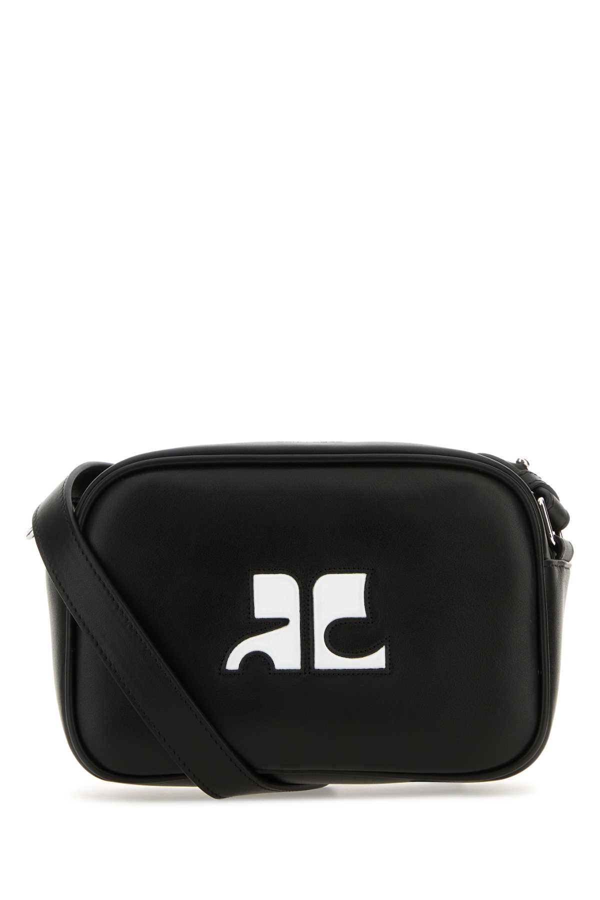Black Leather Rã©ã©dition Shoulder Bag Borse A Tracolla