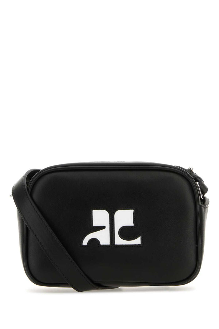 Black Leather Rã©ã©dition Shoulder Bag Borse A Tracolla