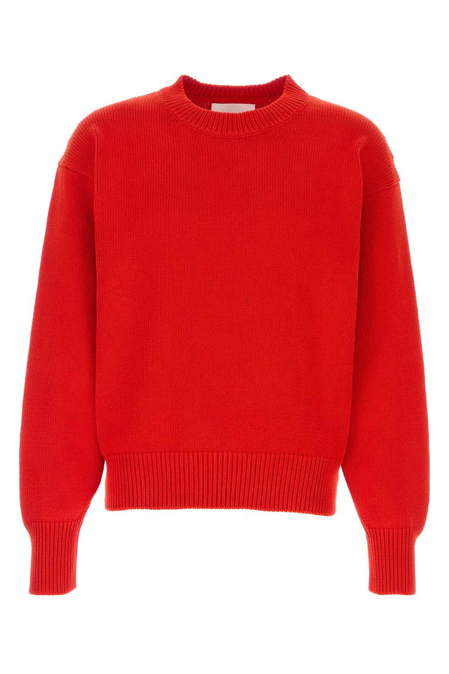 Jil Sander 100% Cotton sweater in red