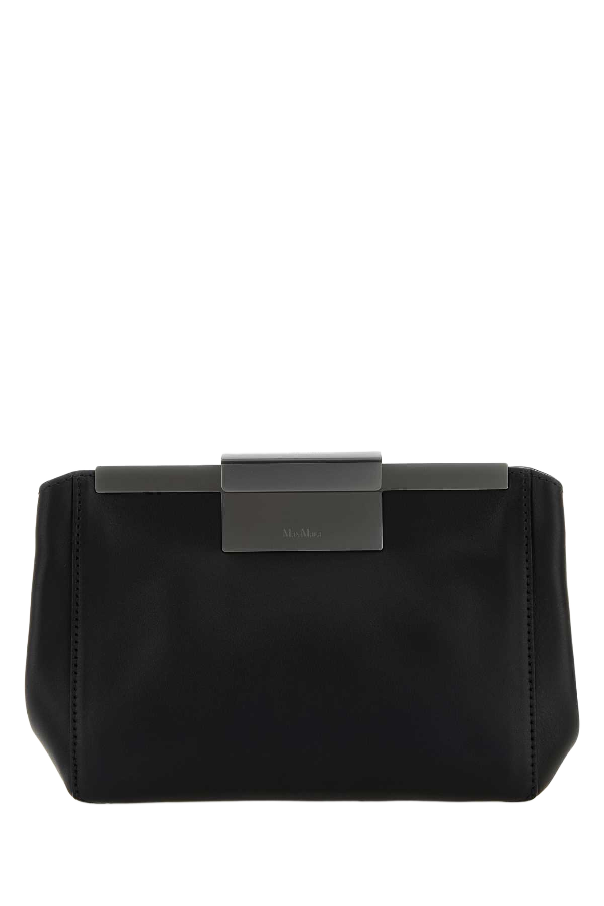 Black Leather Belt Bag Nero Marsupi