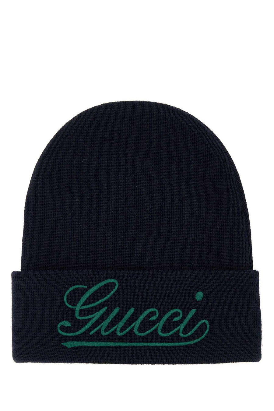 Gucci Guccino 100% Wool beanie in navy