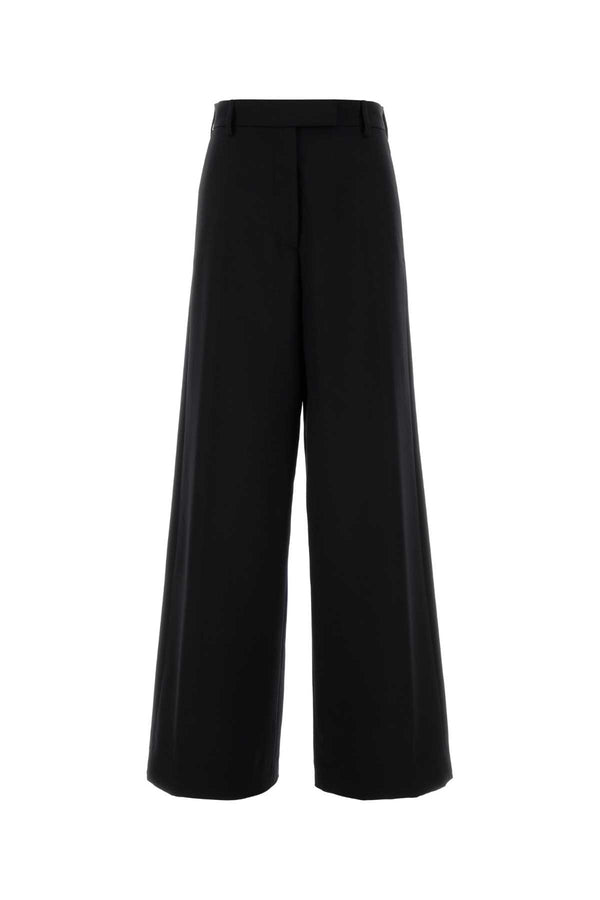 Dries Van Noten 83% Wool 17% Mohair trousers in black