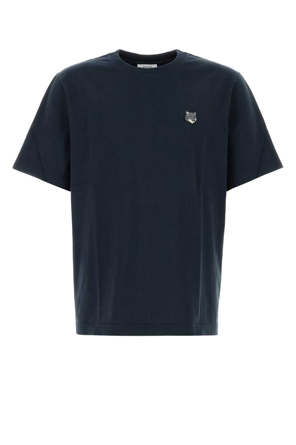 Maison Kitsune Head 100% Organic cotton t-shirt in navy