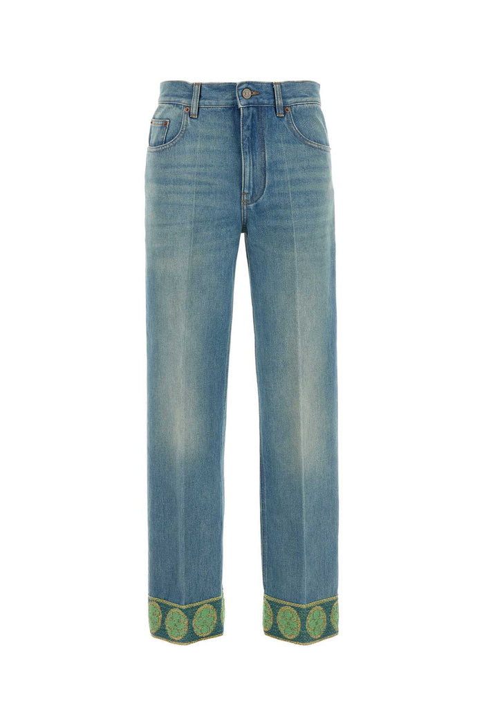 Denim Jeans Mediumbluedenim Exterior: Cotton