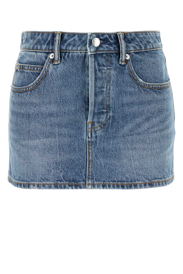 Alexander Wang 100% Cotton skirt in blue