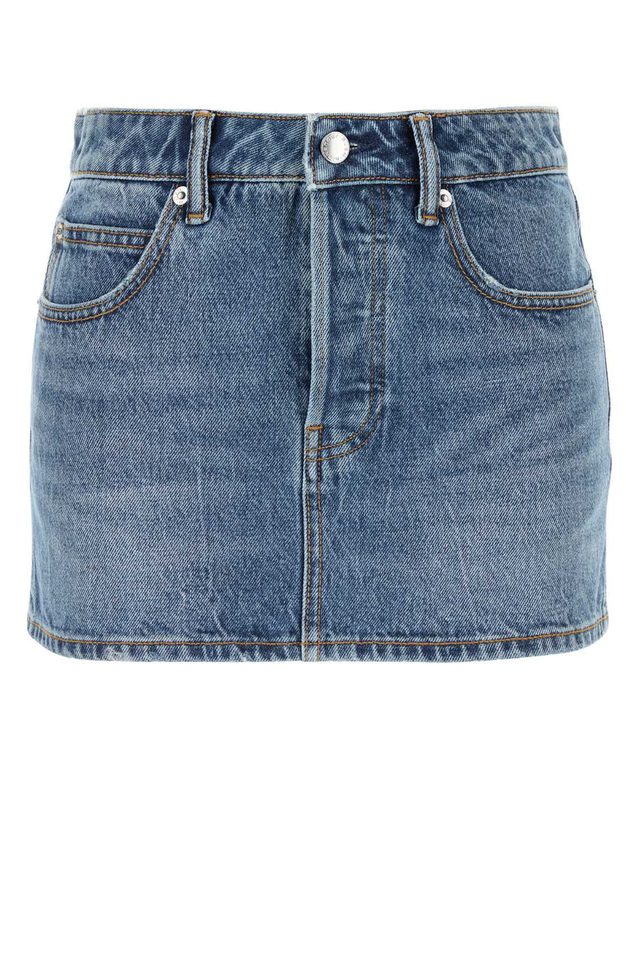Alexander Wang 100% Cotton skirt in blue