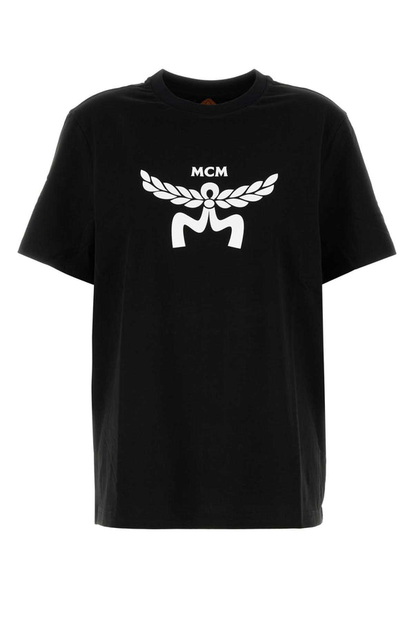 MCM Jersey 100% Cotton t-shirt in black
