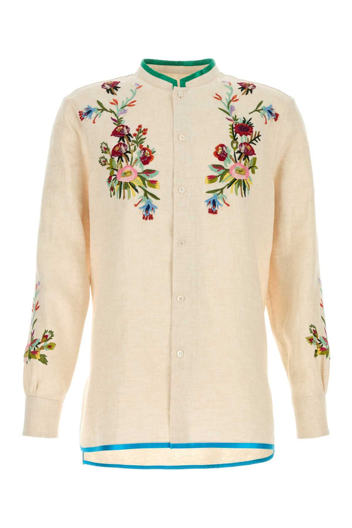 6v3abq15akr Qta Avoriofiorimulticolor Exterior: Linen Camicie