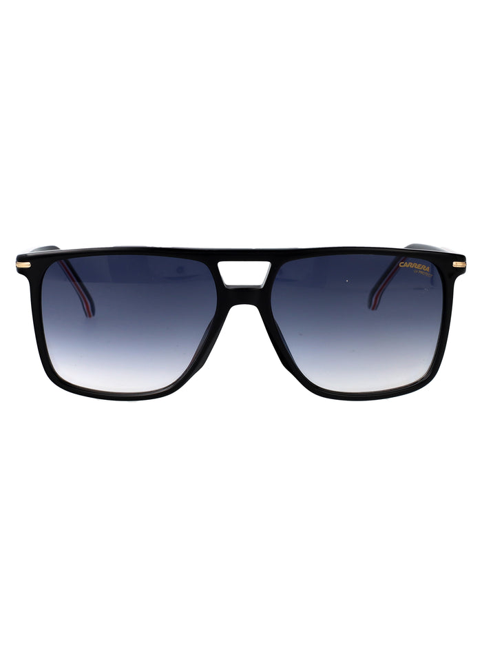 Carrera 366-S Oit Black Red Acetate Sunglasses