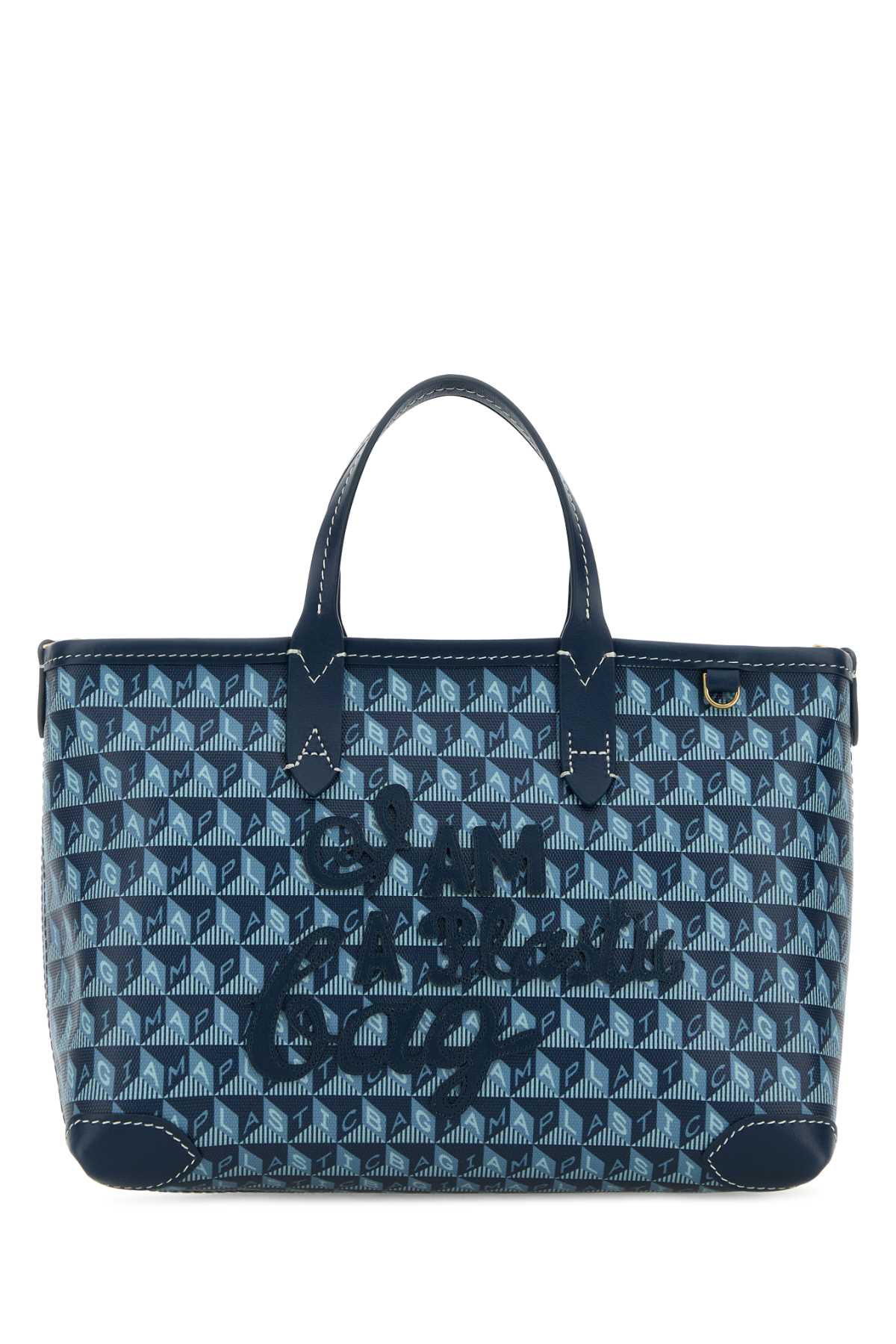 Printed Canvas Xs I Am A Plastic Bag Handbag Darkpetrol Borse Mano