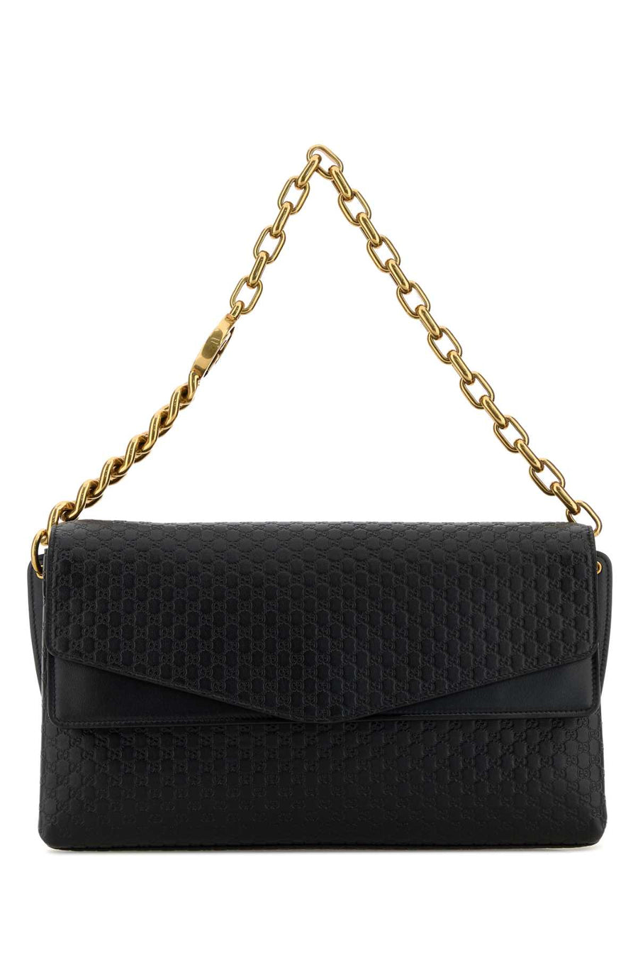 Gucci With Lamb leather shoulder bag in black