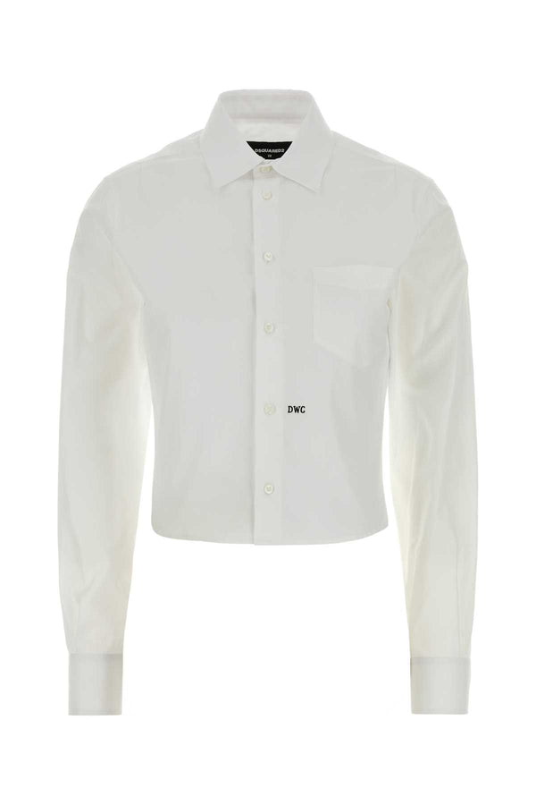 Dsquared2 Dean 100% Cotton shirt in white