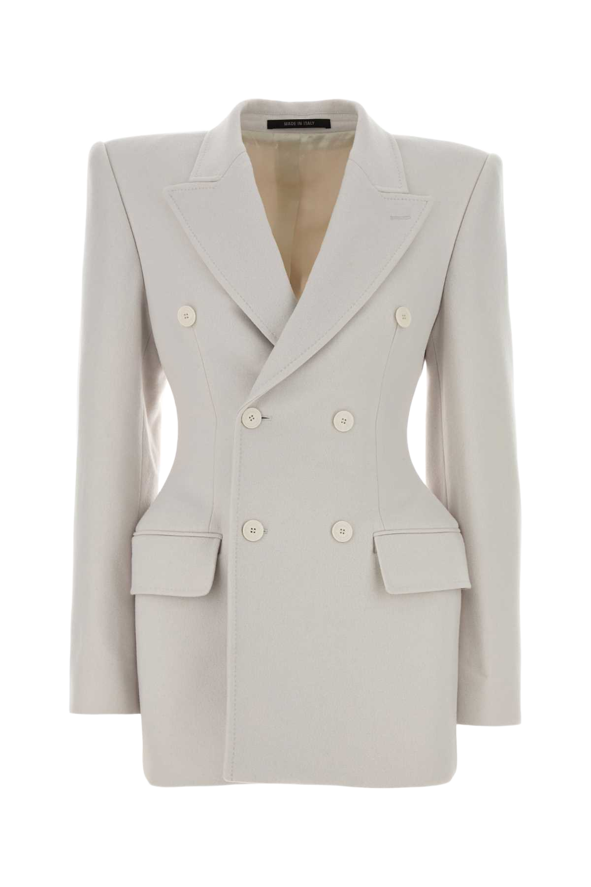 Chal Cashmere Blazer Cream Giacche E Gilet