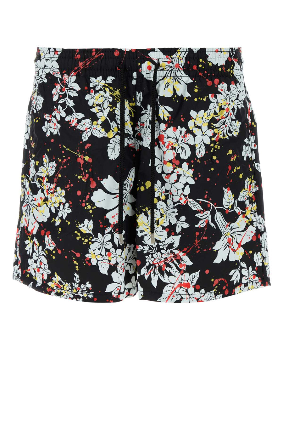Palm Angels X Vilebrequin Bagno Exterior: 100% Recycled nylon; Lining: 100% Recycled nylon swimming shorts in black
