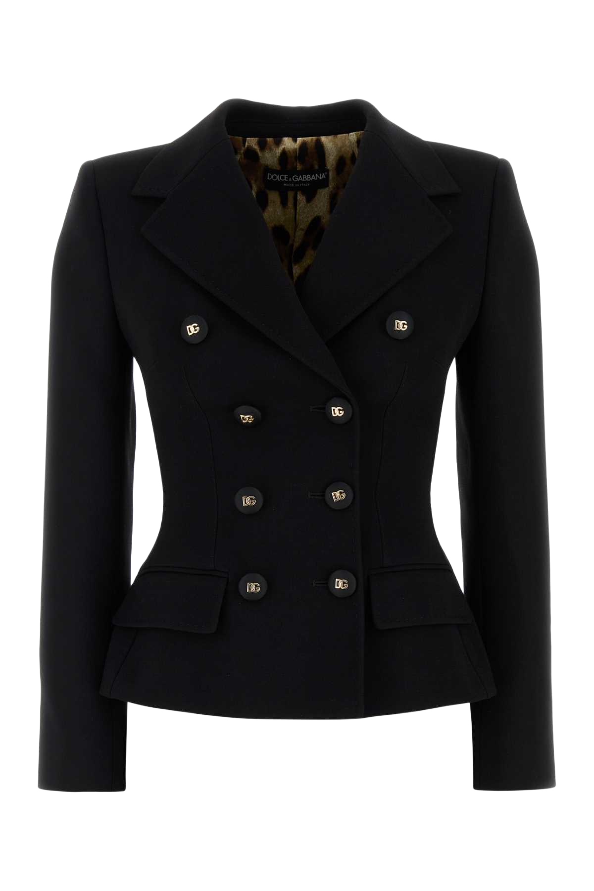 Black Wool Blazer Nero Giacche E Gilet