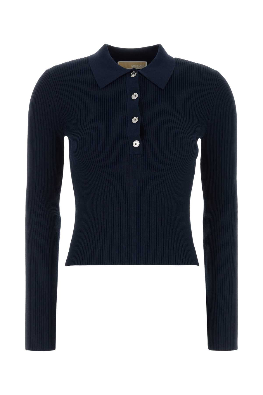 Michael By Michael Kors Clean 65% Recycled Viscose polo shirt in navy