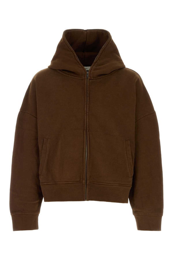Entire Studios 100% Cotton hoodie in brown