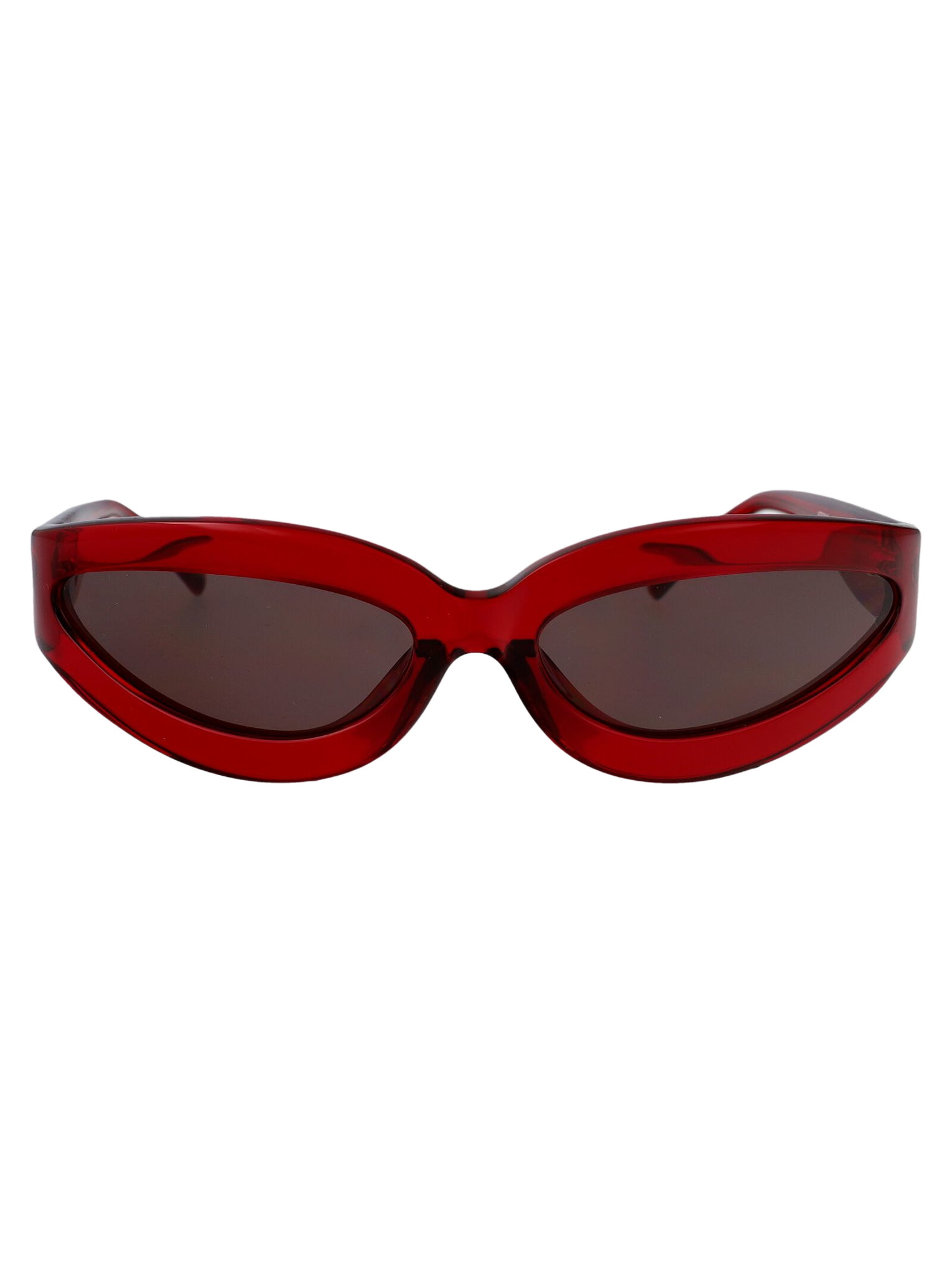 Attico56c2sun Red/yellowgold/brown Acetate Sunglasses