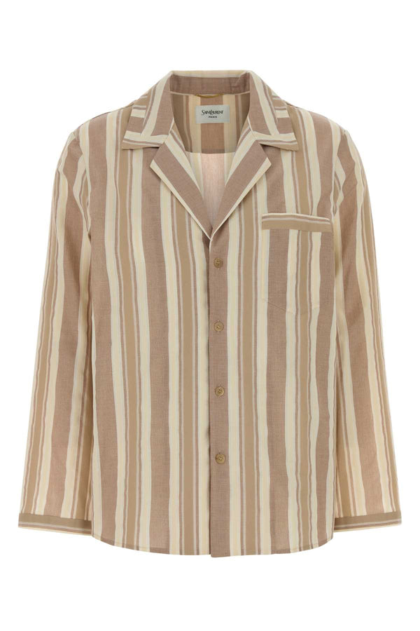 Saint Laurent 100% Cotton shirt in beige
