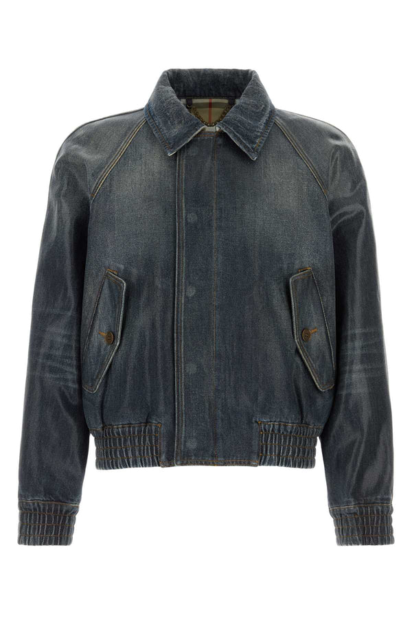 Burberry 100% Cotton jacket in blue