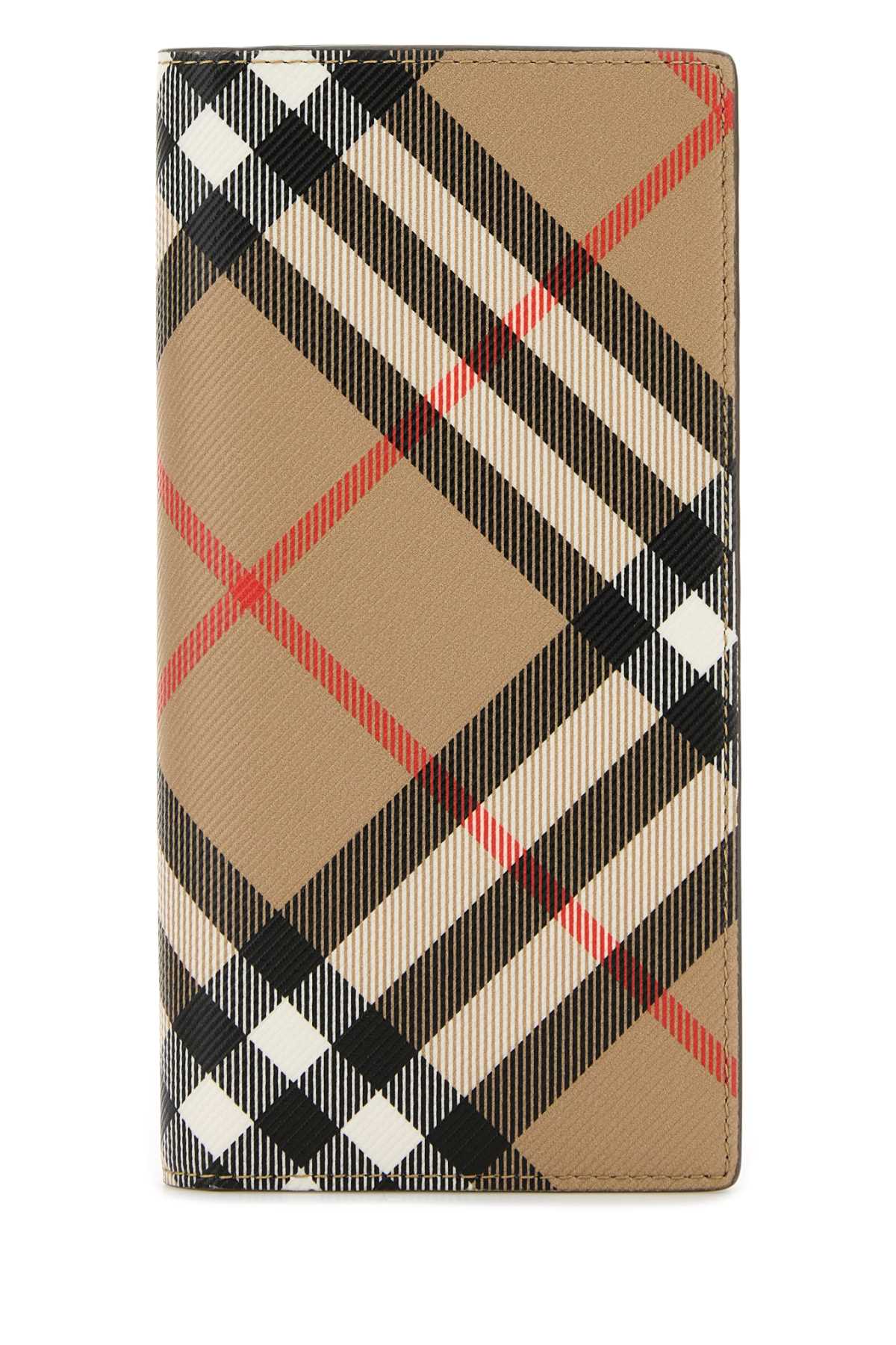Printed Canvas Wallet Sand Portafogli