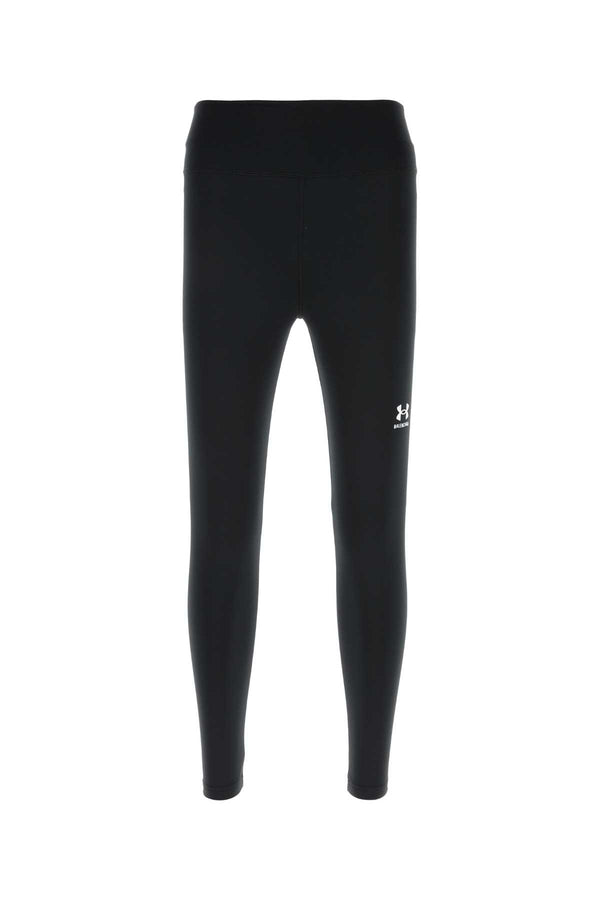 Balenciaga 85% Polyester leggings in black