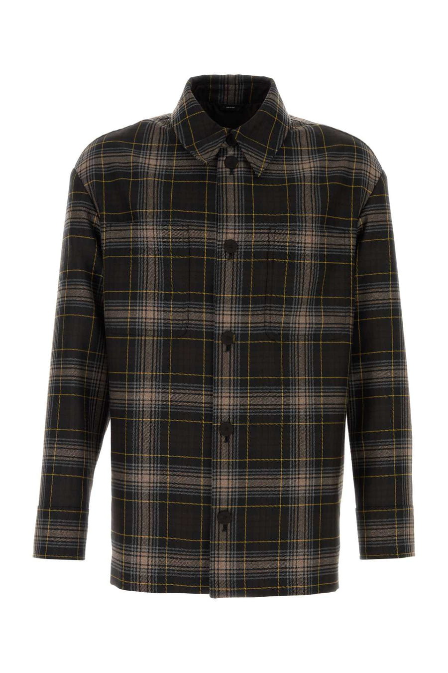 Fendi 100% Wool shirt in black
