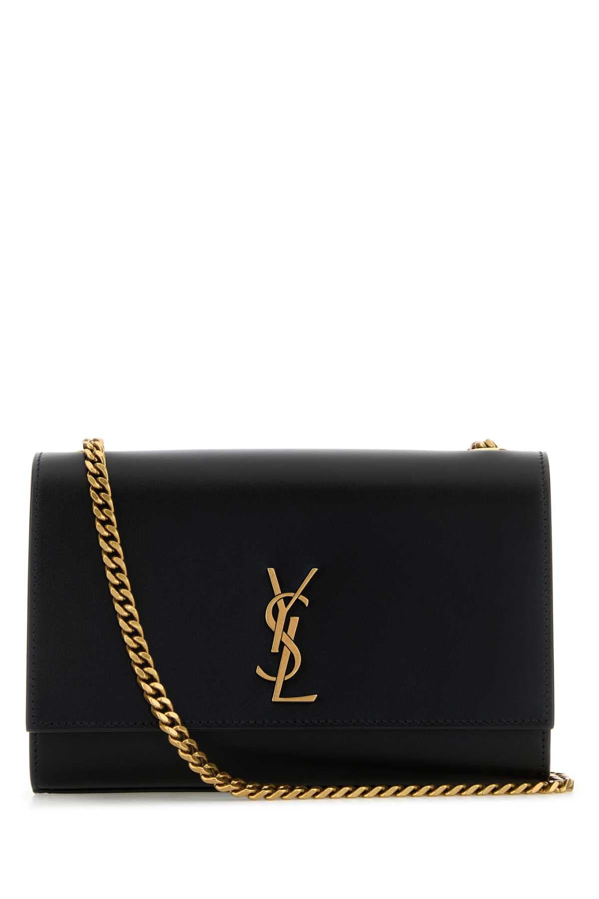 Black Leather Kate Crossbody Bag Nero Borse A Tracolla