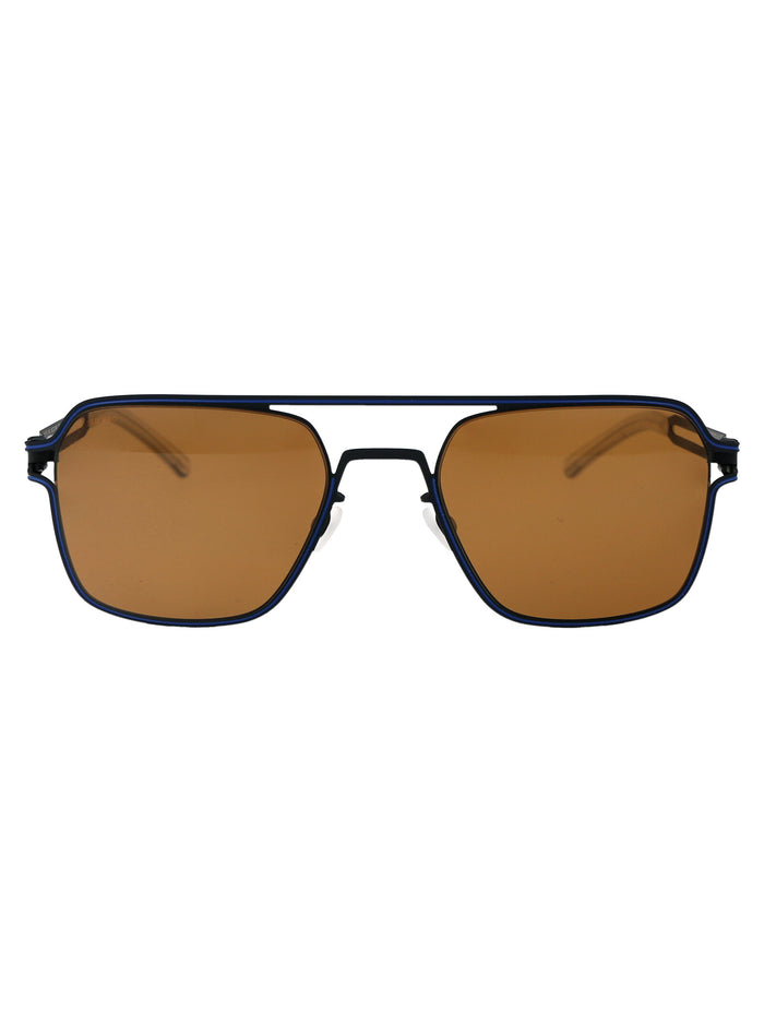 RIKU 514 Indigo/yale Blue Polpro Amber Brown Steel Sunglasses