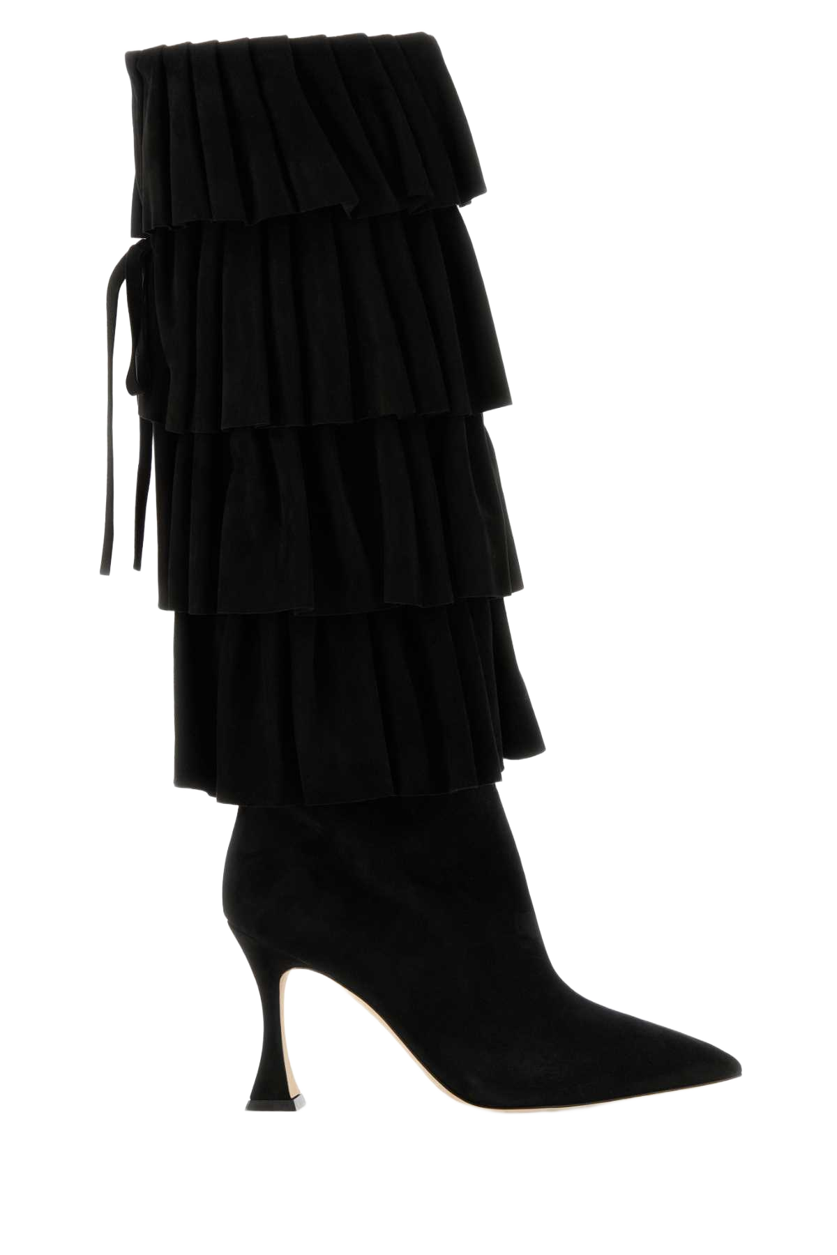Black Suede Miralone Boots Blck Stivali