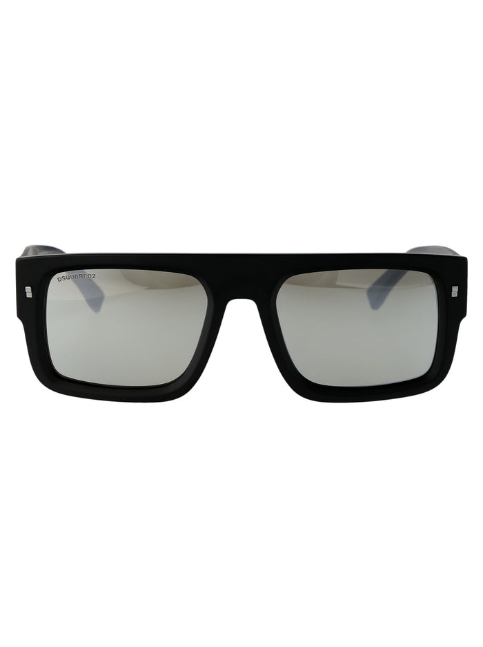 Icon 0008-S 003 Matte Black Acetate Sunglasses