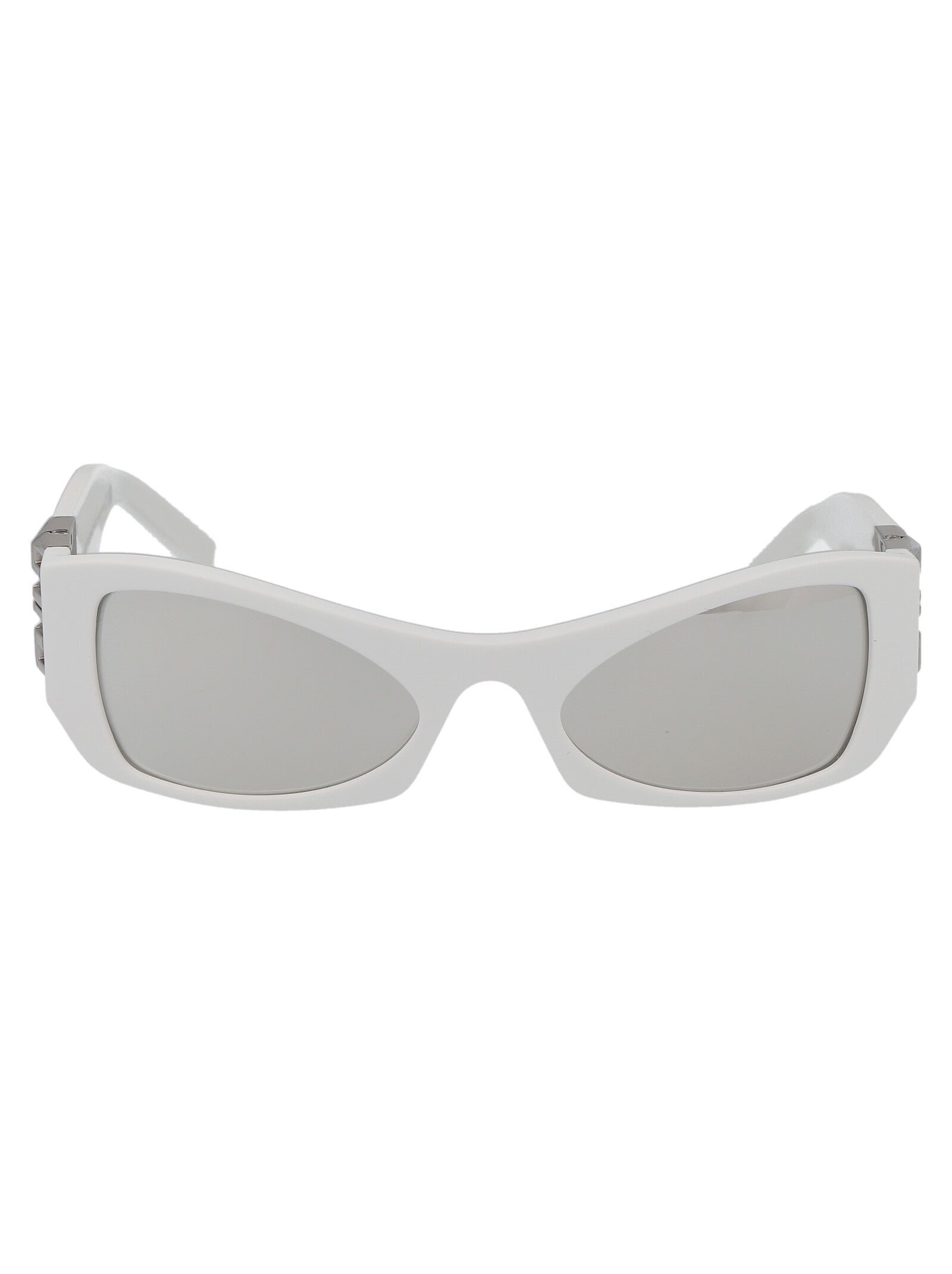 Gv40079i 21c White / Smoke Mirror Plastic Sunglasses