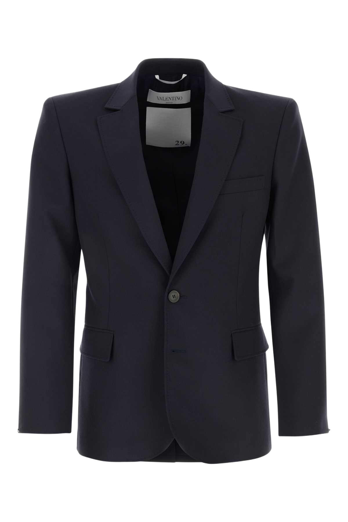 Midnight Blue Wool Blazer Navy Exterior: Lining: Cupro Giacche E Gilet