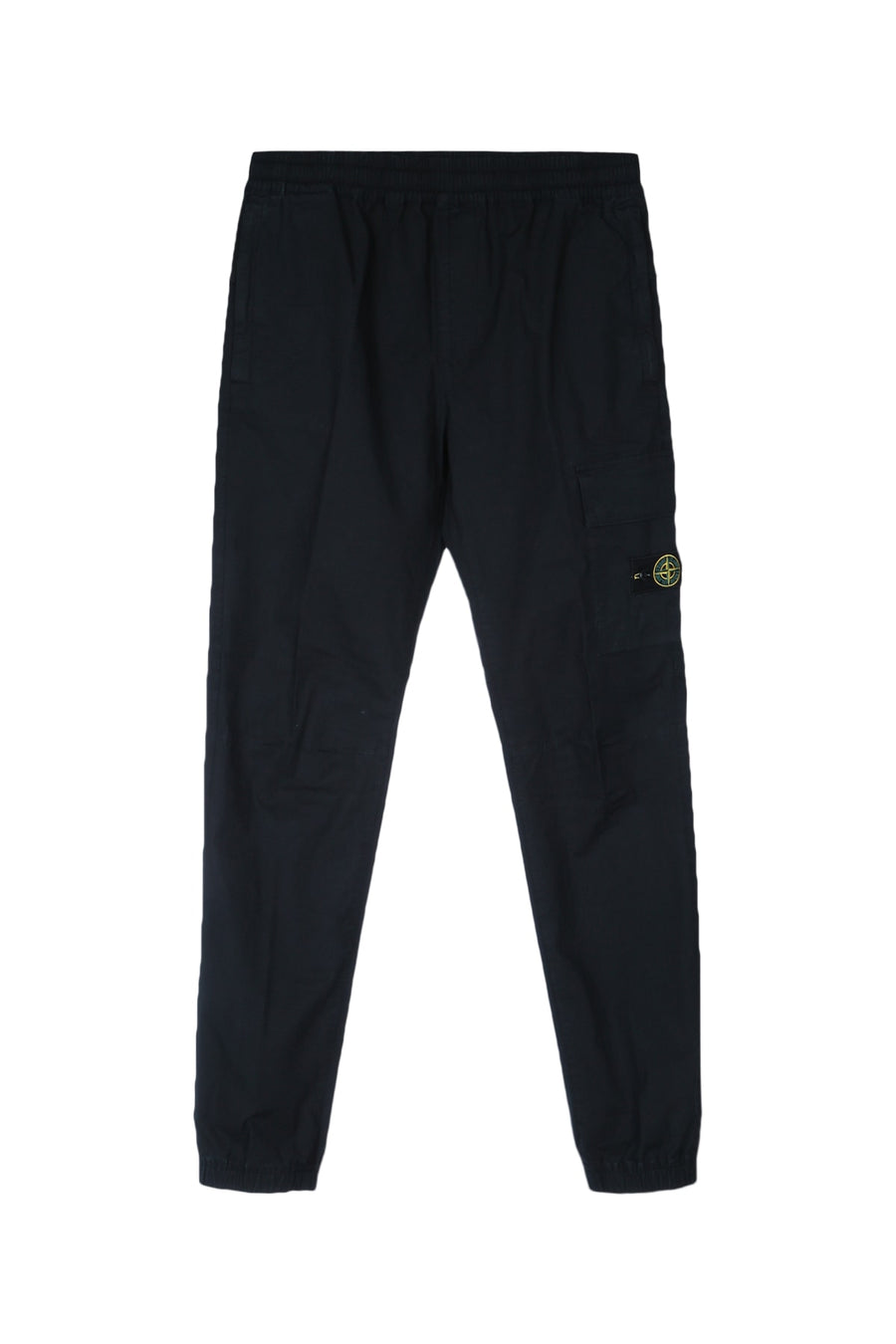 Stone Island Kids 95% Cotton joggers in navy