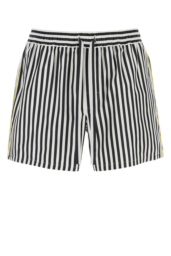 Dolce & Gabbana 98% Cotton 2% Silk bermuda shorts in navy