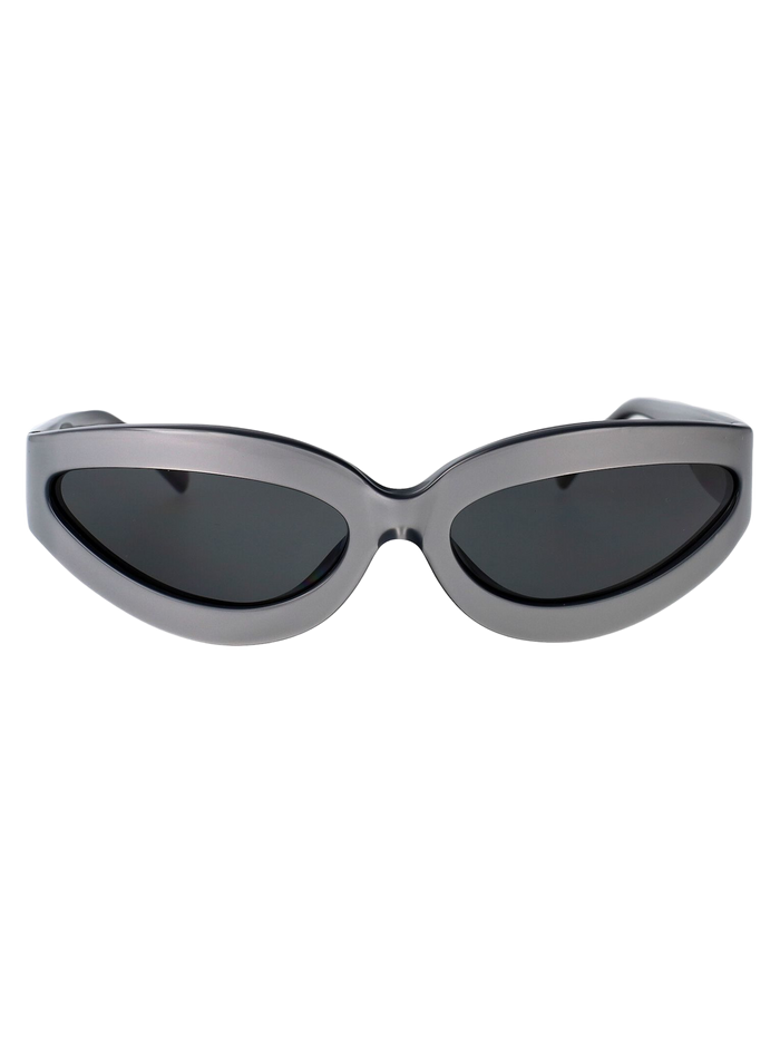 Attico56c4sun Silver/silver/grey Acetate Sunglasses