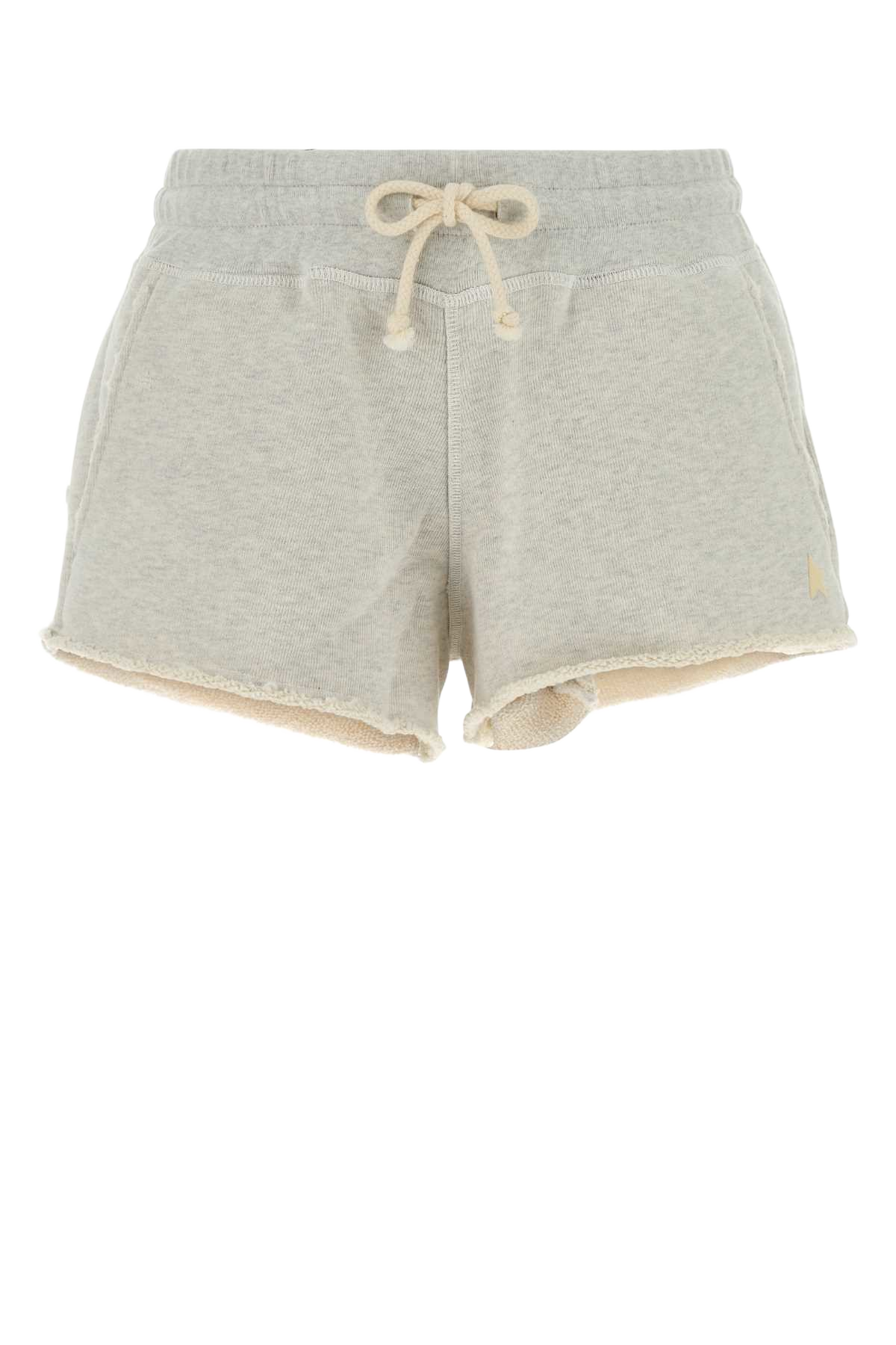 Light Grey Cotton Shorts Vintagegraymelange Exterior
