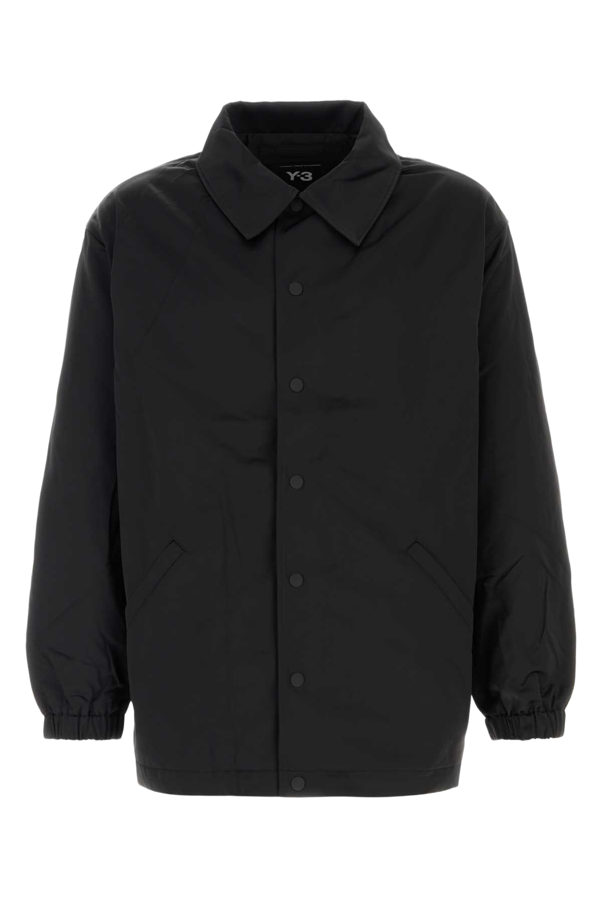 Black Nylon Jacket Giubbini