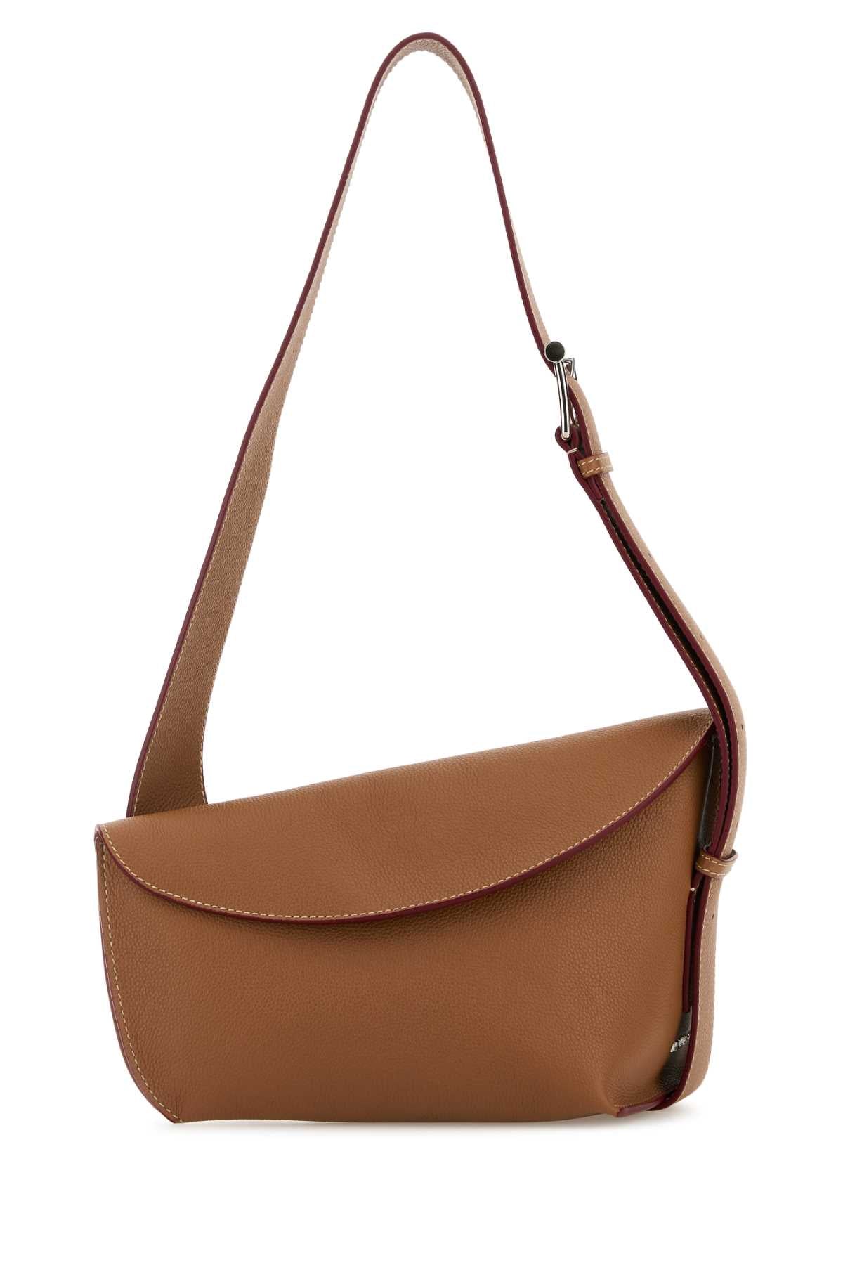 Caramel Large Sling T-Bar Crossbody Bag Pecansilver Borse A Tracolla