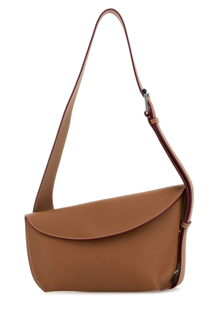 Caramel Large Sling T-Bar Crossbody Bag Pecansilver Borse A Tracolla