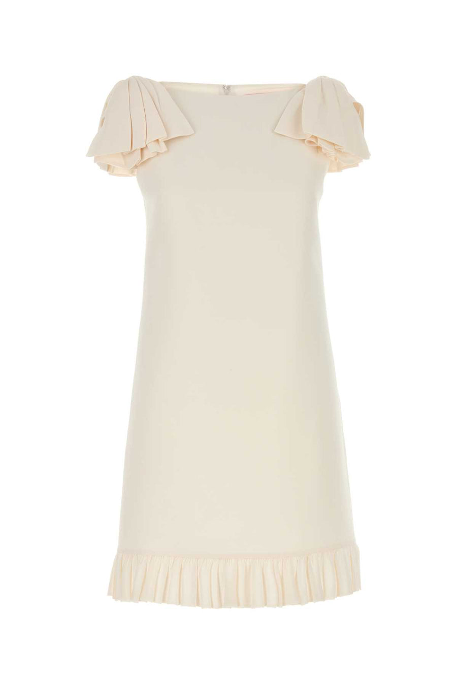 Valentino Garavani Solid Exterior: 65% Virgin wool dress in beige