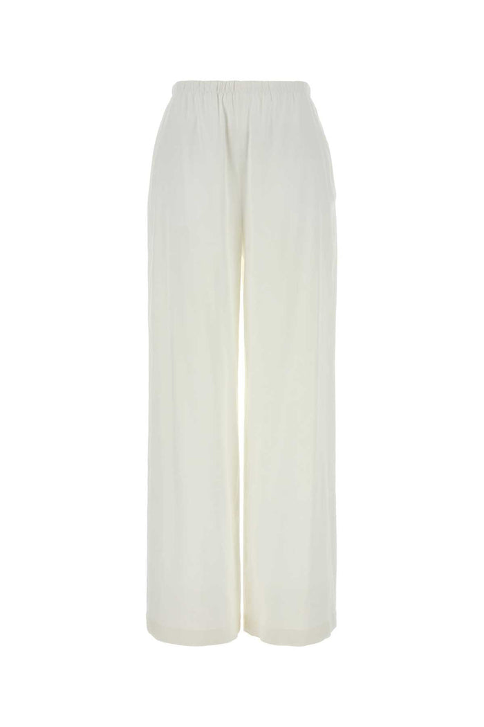 White Jersey Destino Pant Bianco Ottico Pantaloni
