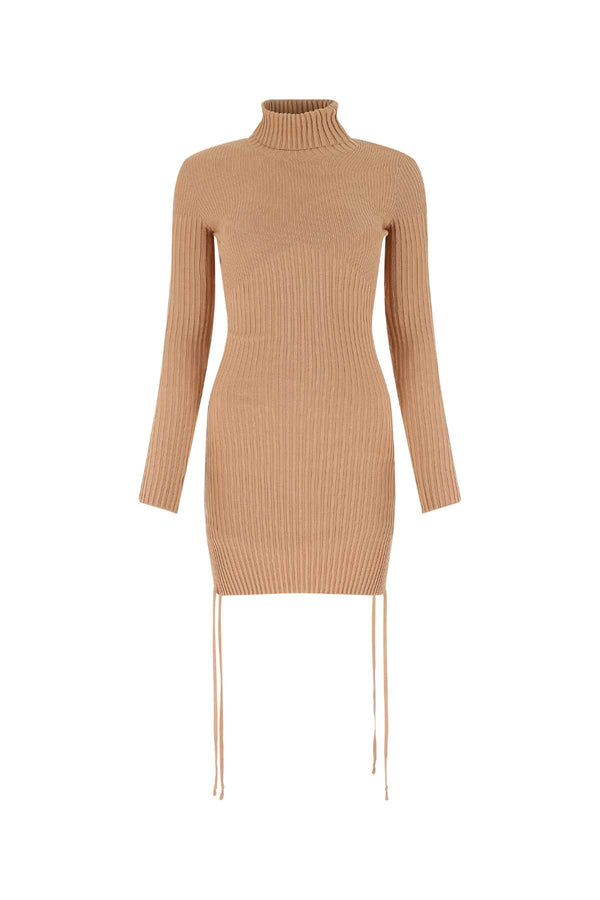 Andrea Adamo 80% Viscose dress in beige