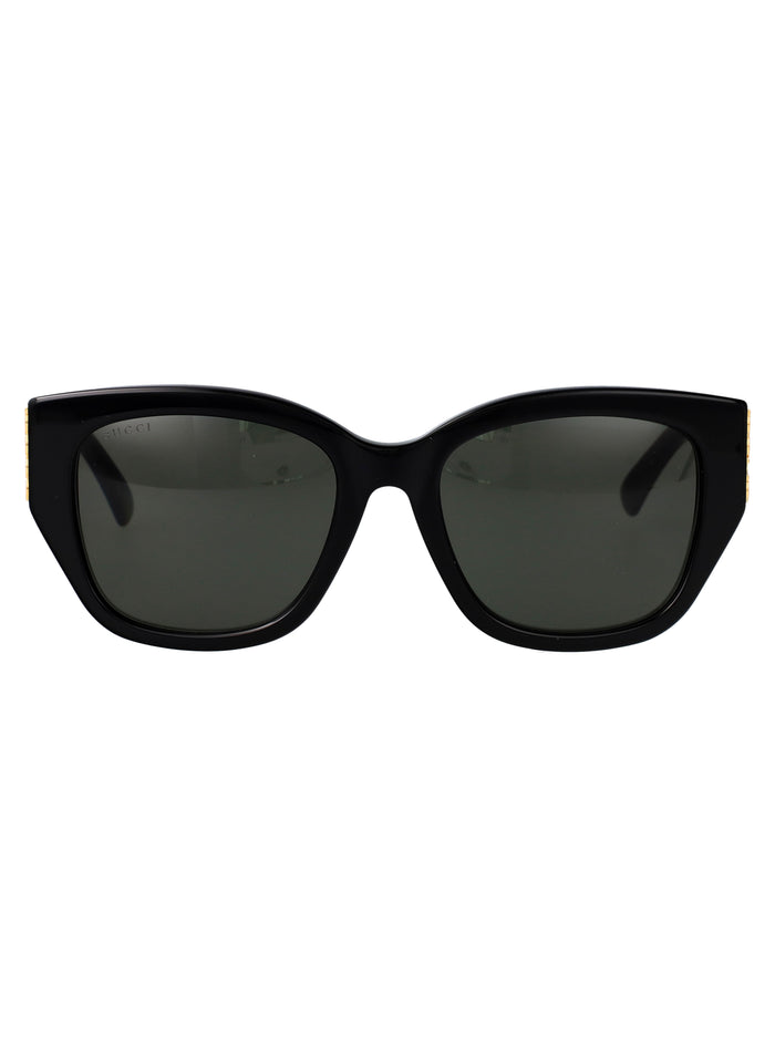 Gg2043sa Black-black-grey Acetate Sunglasses